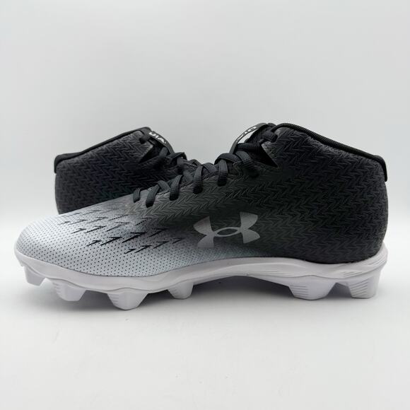 Under Armour Mens Spotlight Fran RM 4.0 Cleat US 13 M EU 47.5 White Black EUC main image 4